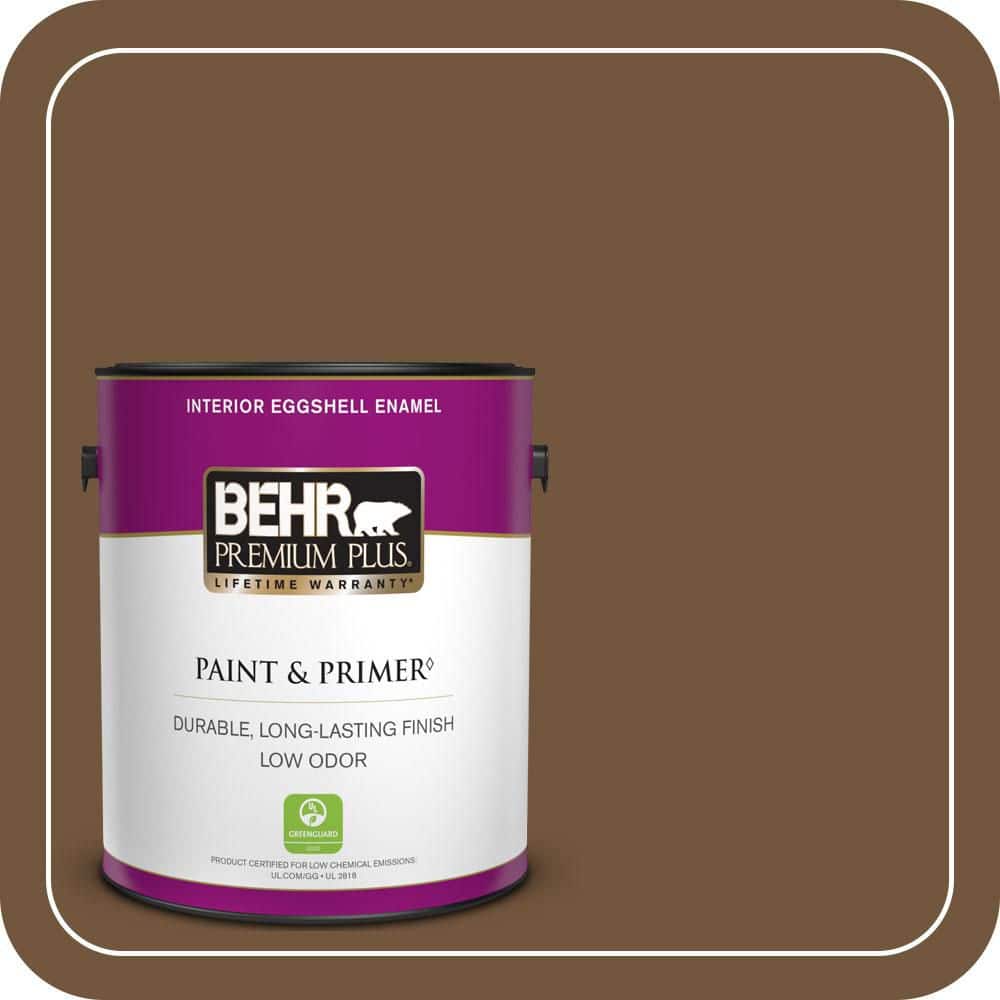 BEHR PREMIUM PLUS 1 gal. #MQ2-09 Clockworks Eggshell Enamel Low Odor Interior Paint & Primer