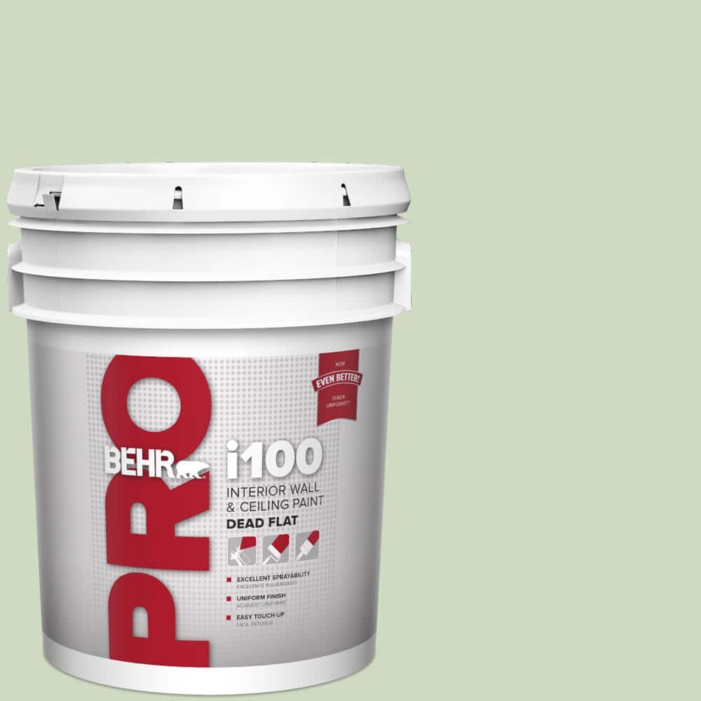 BEHR PRO 5 gal. #M380-2 Glade Green Dead Flat Interior Paint (1)