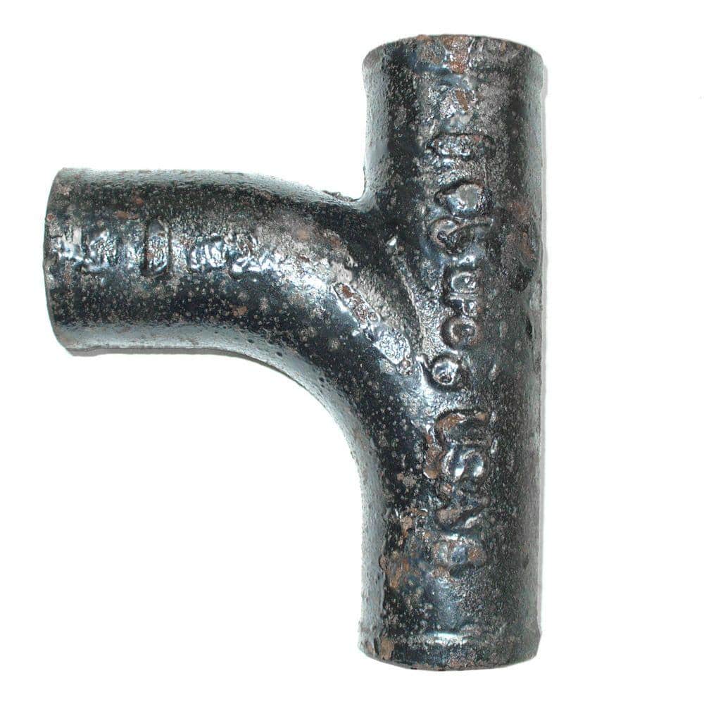 AB&I Foundry 1-1/2 in. Cast-Iron No-Hub x No-Hub Sanitary Tee