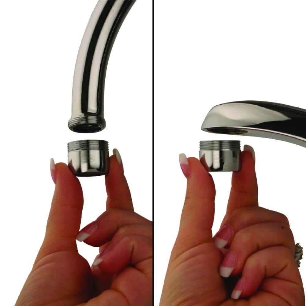 Bubble-Stream 1.8 GPM Dual-Thread PCA Water-Saving Faucet Aerator, Chrome (4)