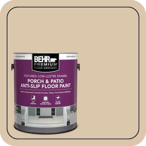 BEHR PREMIUM 1 gal. #MS-42 Arabian Desert Textured Low-Lustre Enamel Interior/Exterior Porch and Patio Anti-Slip Floor Paint (2)