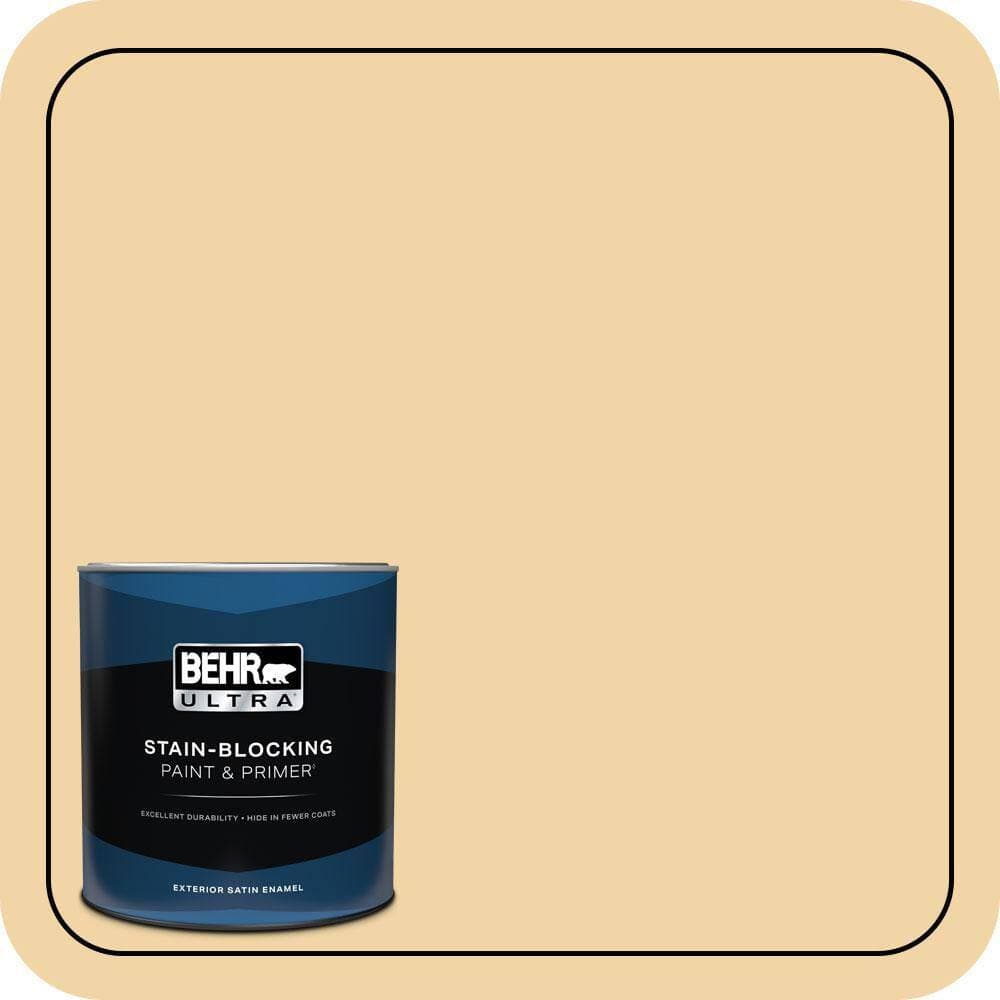 BEHR ULTRA 1 qt. #PMD-93 Garbanzo Bean Satin Enamel Exterior Paint & Primer (1)