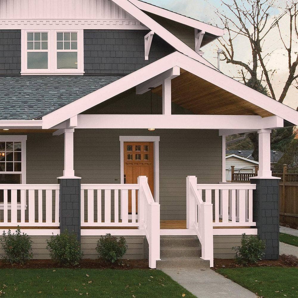 Glidden Premium PPG1055-2 Hawaiian Shell Exterior Latex Paint (3)