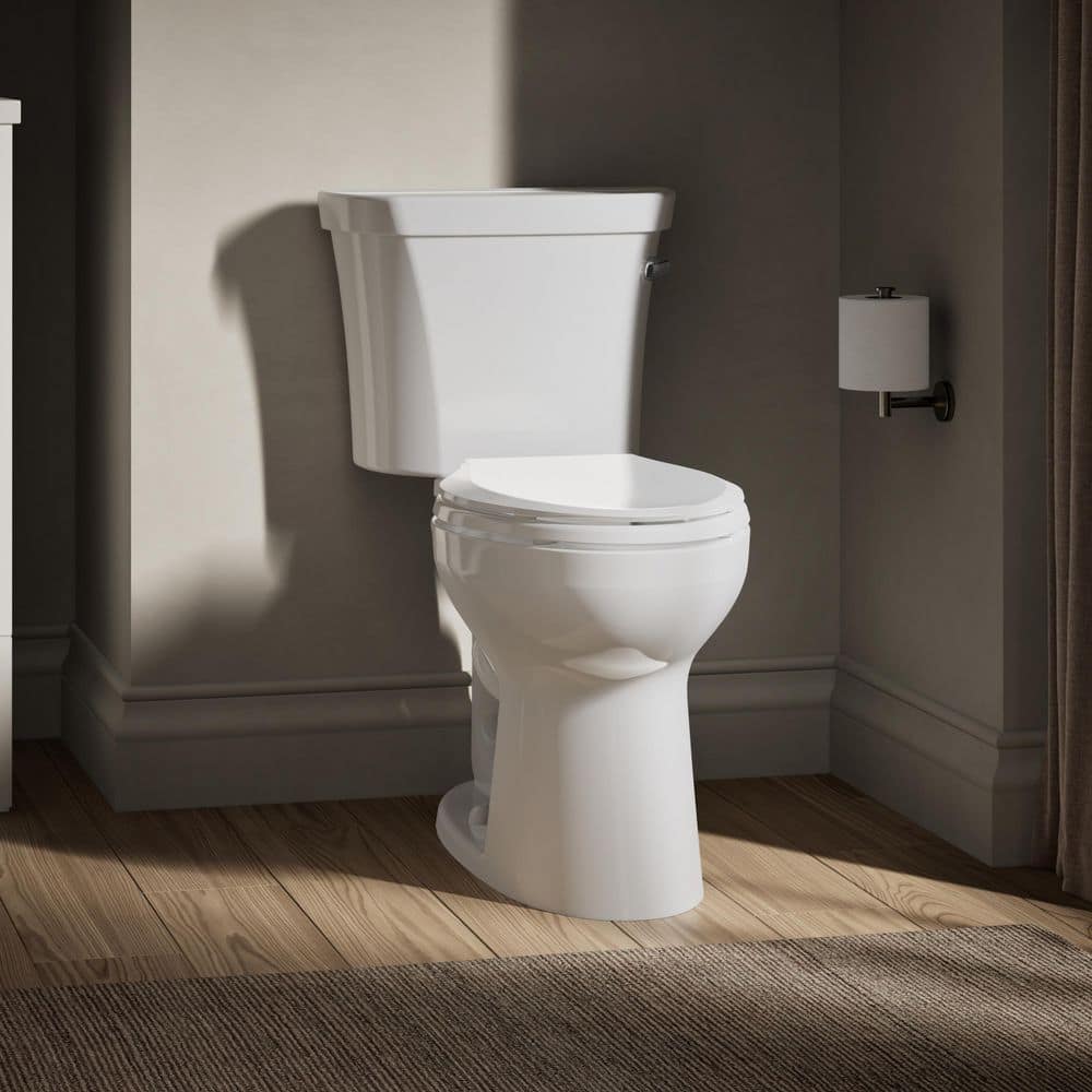 KOHLER Highline 1.28 GPF Single Flush Toilet Tank With Gravity Fed Technology in White (2)
