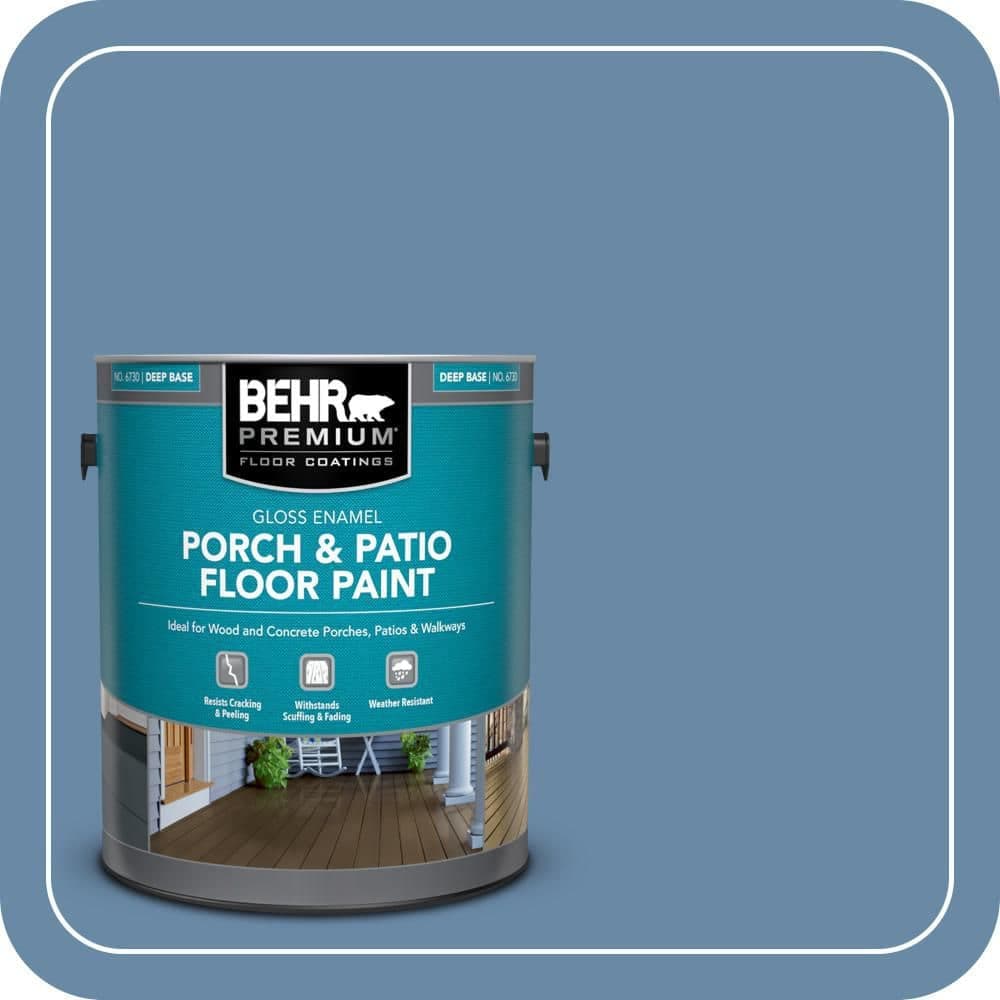 BEHR PREMIUM 1 gal. #570D-5 Americana Gloss Enamel Interior/Exterior Porch and Patio Floor Paint