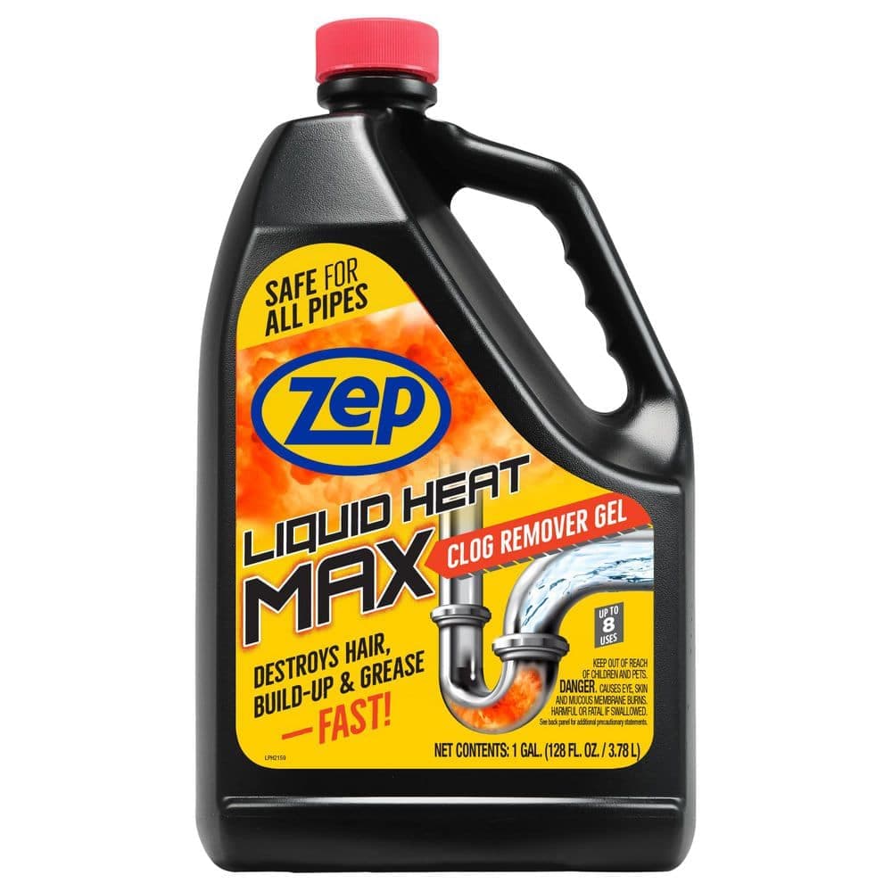 ZEP Liquid Heat Max Clog Remover Gel-128 oz.