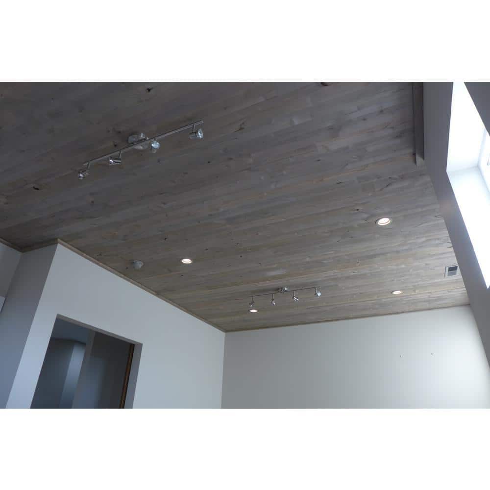 DINGEWOOD LLC Dingewood 1 in. x 4 in. x 92 in. DriftWood Gray Alder Trim Panel (9-Piece Per Box) (2)