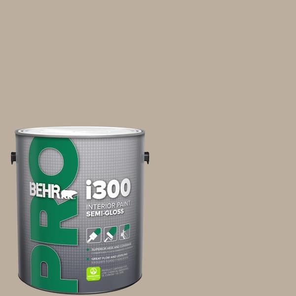 BEHR PRO 1 gal. #HDC-NT-20G Montauk Sands Semi-Gloss Interior Paint (2)
