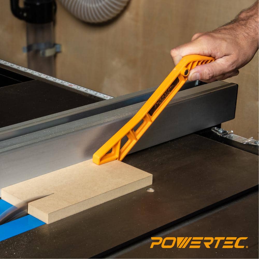 ‎POWERTEC 11.5 in. Magnetic Push Stick Embedded Magnets in Ergonomic Handle Space Efficient Storage Wood Working Tools (2-Pack) (2)