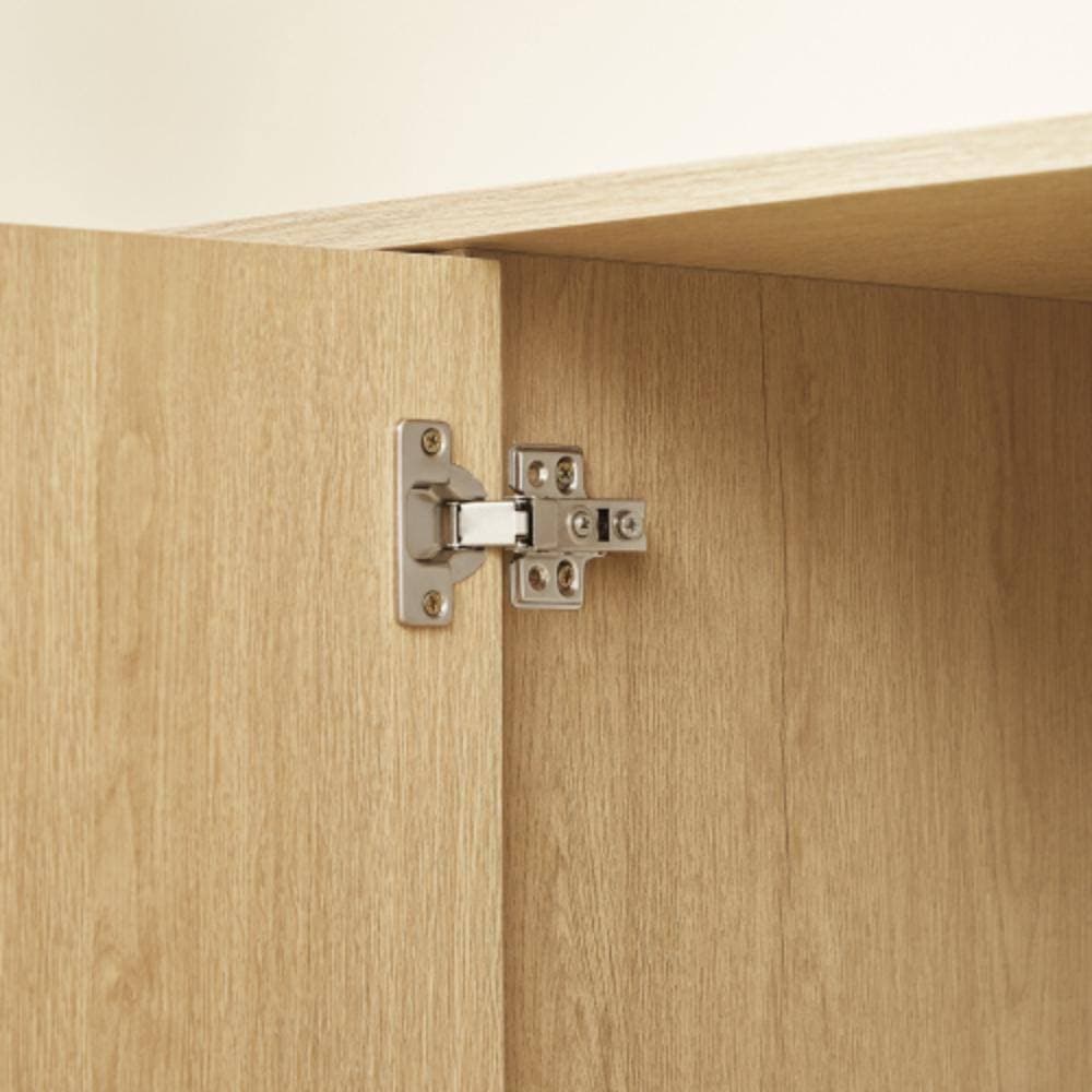Unbranded 63 in. W x 15.75 in. D x 31.5 in. H Bathroom Brown Linen Cabinet (3)