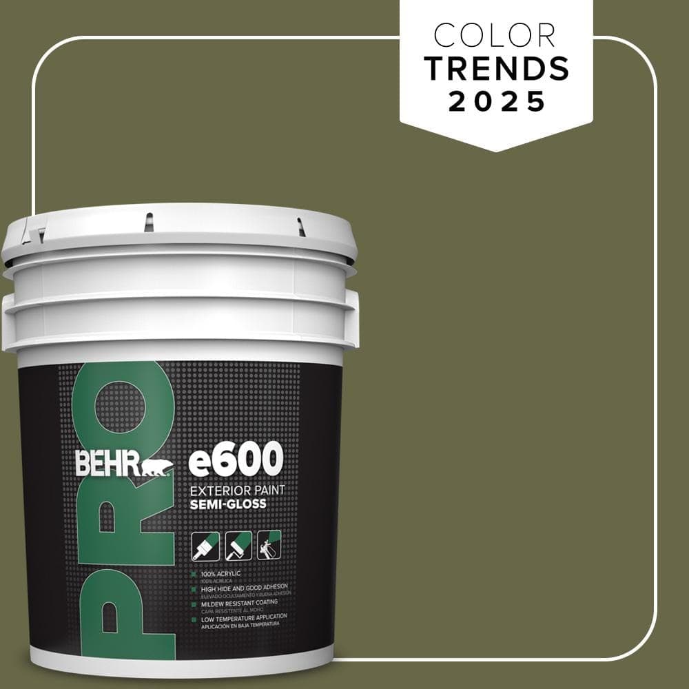 BEHR PRO 5 gal. #PPU9-24 Amazon Jungle Semi-Gloss Exterior Paint