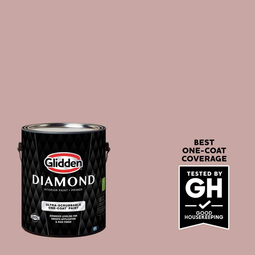 Glidden Diamond 1 gal. PPG1059-4 Parfait Eggshell Interior Paint with Primer