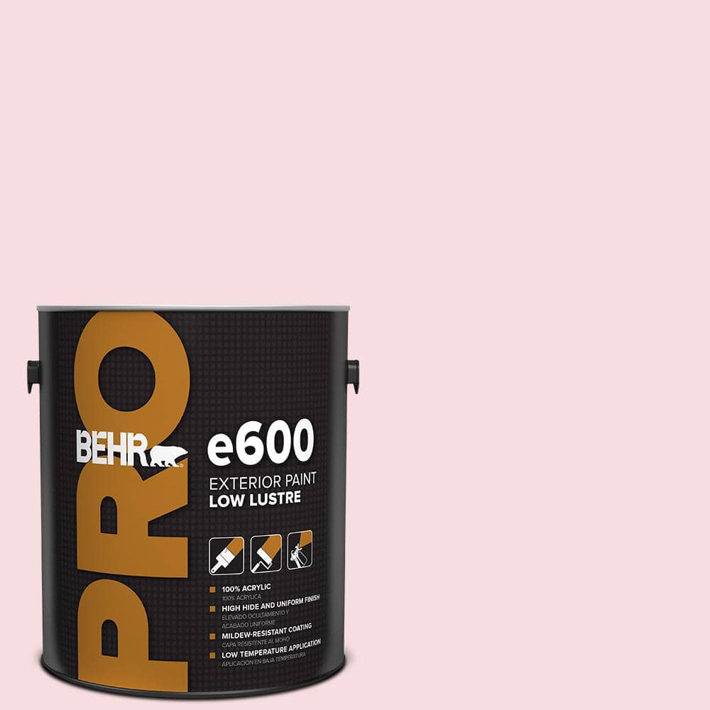 BEHR PRO 1 gal. #120A-2 Delicate Rose Low Luster Exterior Paint