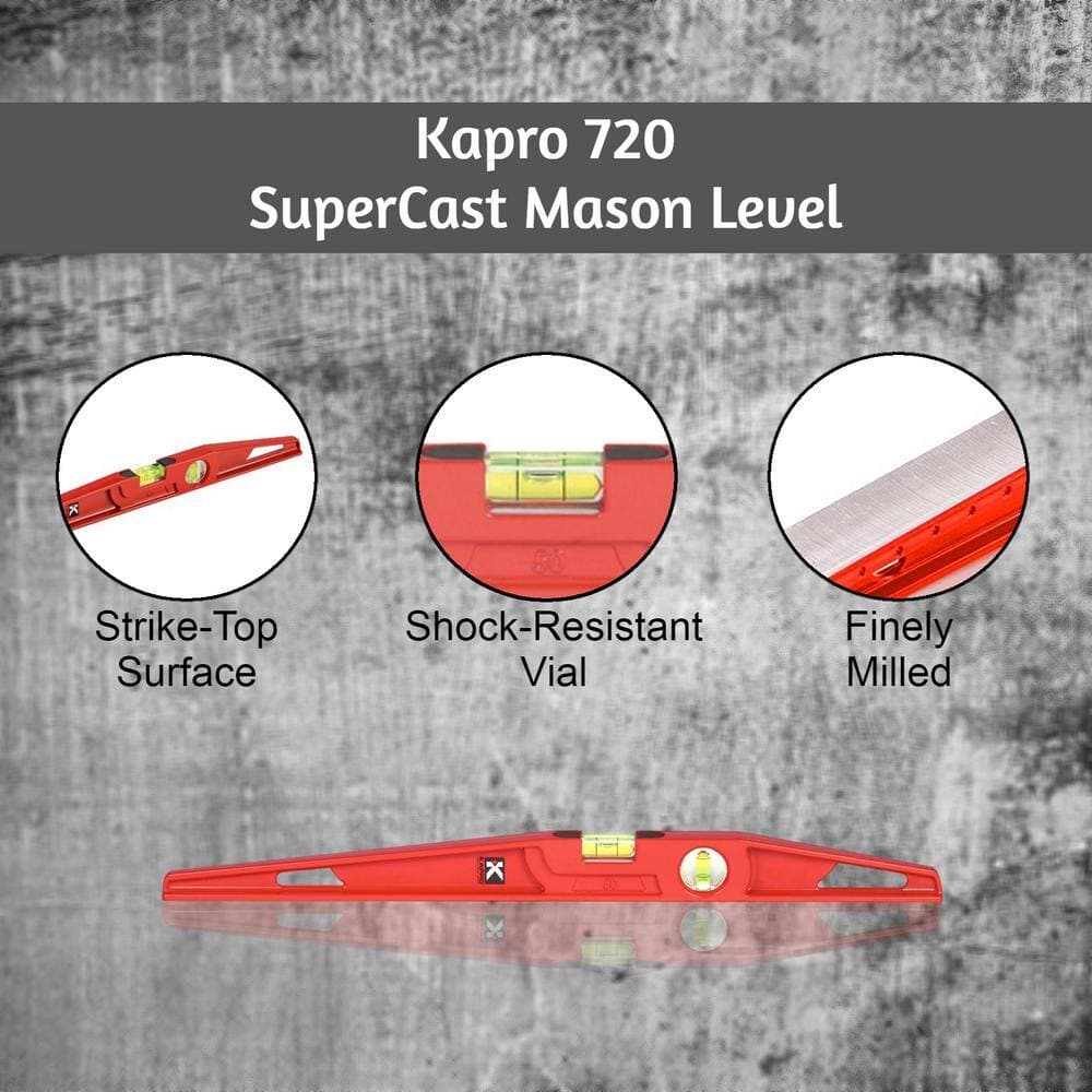 Kapro 24 in. Cast Level with 2 Vials (1)