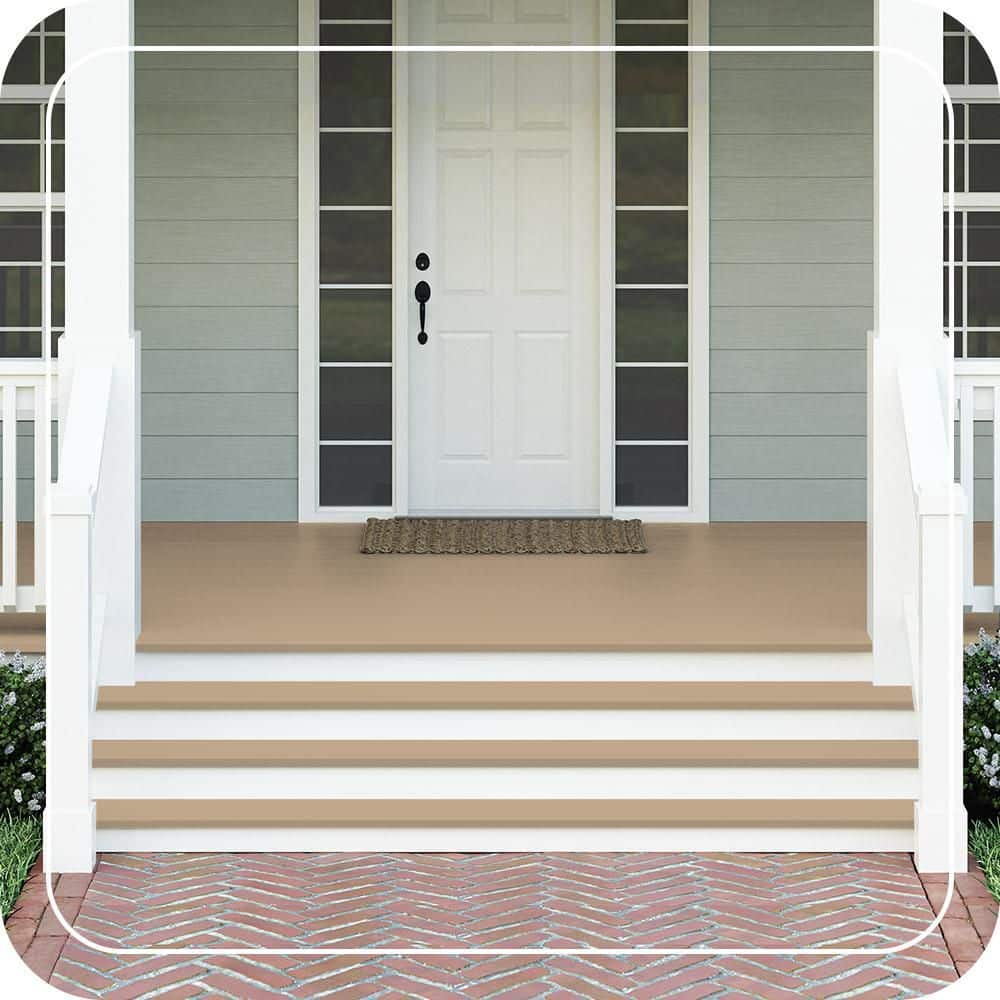 BEHR PREMIUM #BXC-07 Textured Low-Lustre Enamel Interior/Exterior Porch and Patio Anti-Slip Floor Paint (2)