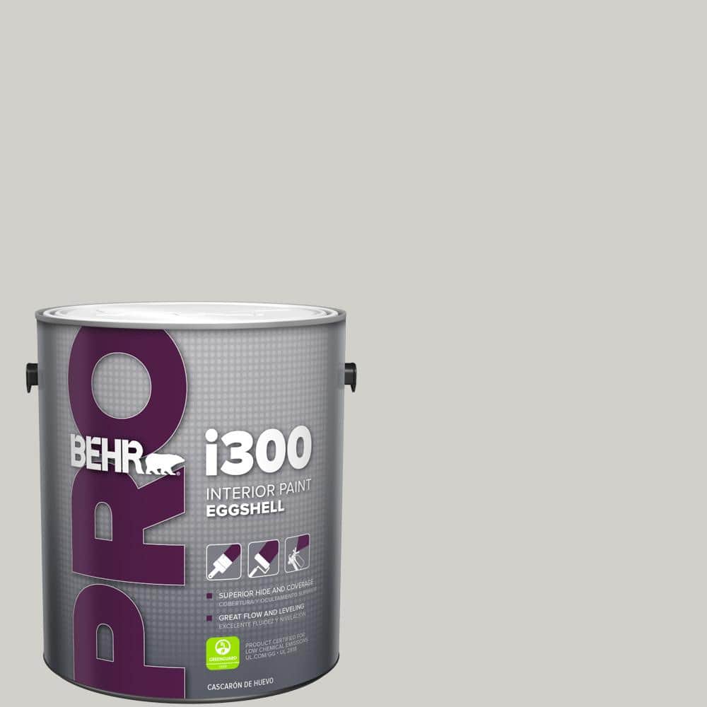 BEHR PRO 1 gal. #PPF-18 Gazebo Gray Eggshell Interior Paint