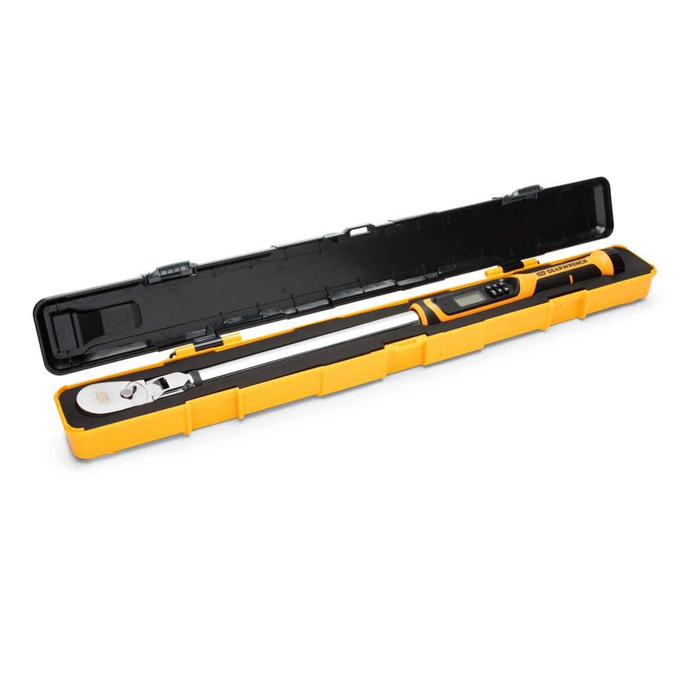 GEARWRENCH 1/2 in. Drive 25-250 ft./lbs. Flex-Head Electronic Torque Wrench with Angle (3)