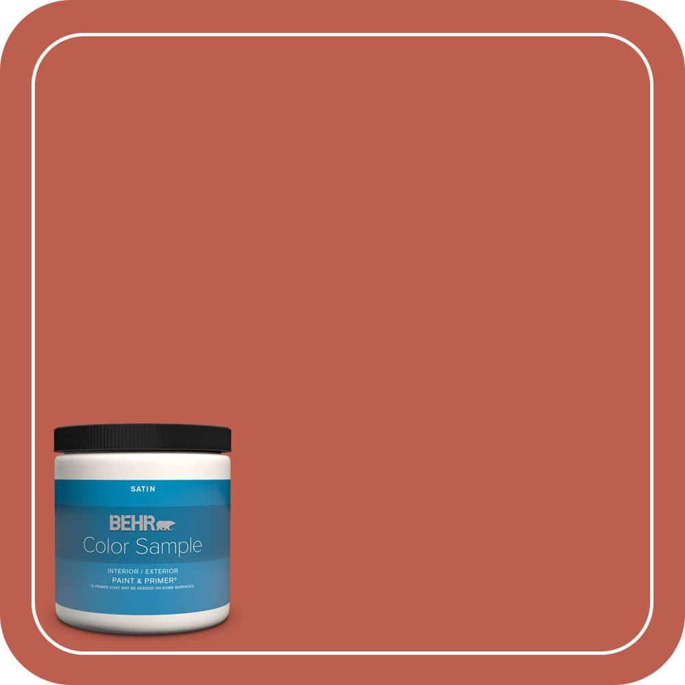 BEHR PREMIUM PLUS #200D-6 Mexican Chile Flat Low Odor & Primer (1)