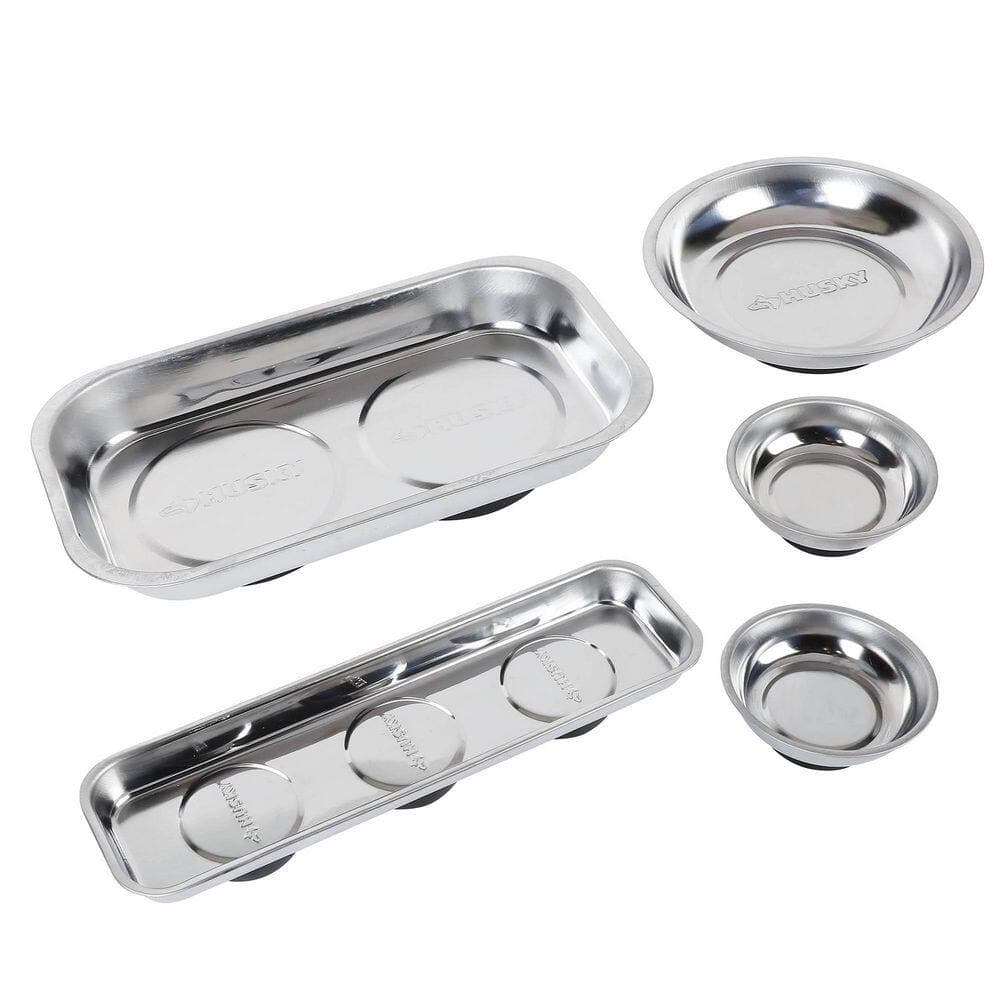 Husky Magnetic Small Parts Tray Set with Pickup Tool and 300 Lumens Head Lamp (3)