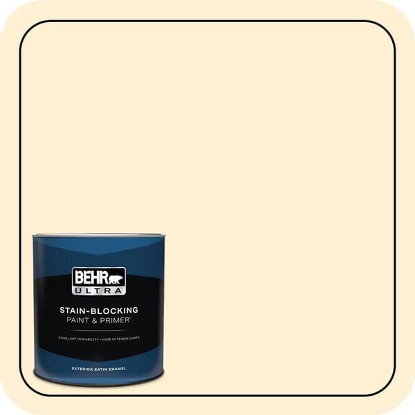 BEHR PREMIUM PLUS #350A-2 Vanilla Milkshake Enamel Low Odor & Primer (3)