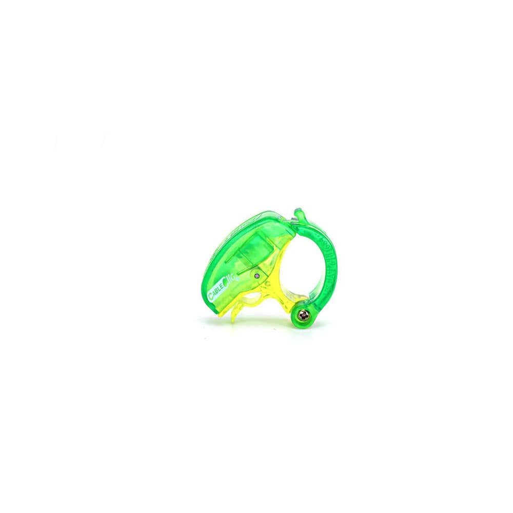 QA Worldwide Mini 1 in. UV Resistant Plastic Green Cable Clic (15-Pack) (1)