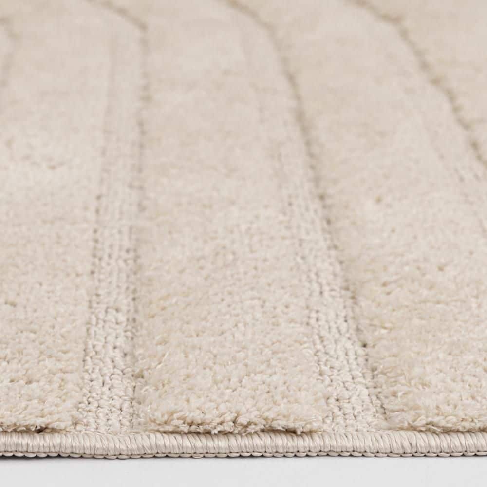 Home Decorators Collection Oathil 6 ft. x 8 ft. Cream Geometric Polyester Area Rug (4)