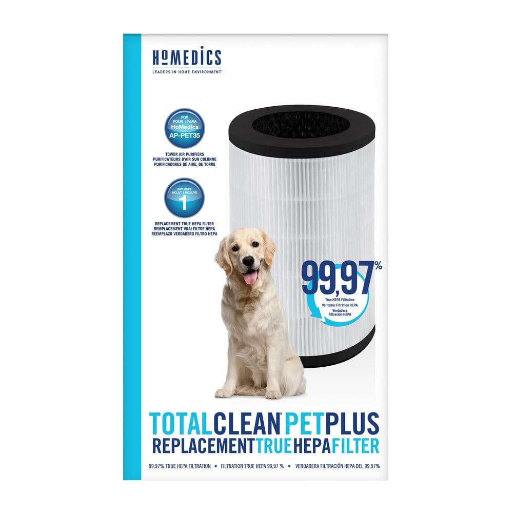 HoMedics TotalClean PetPlus Replacement True HEPA Filter (2)