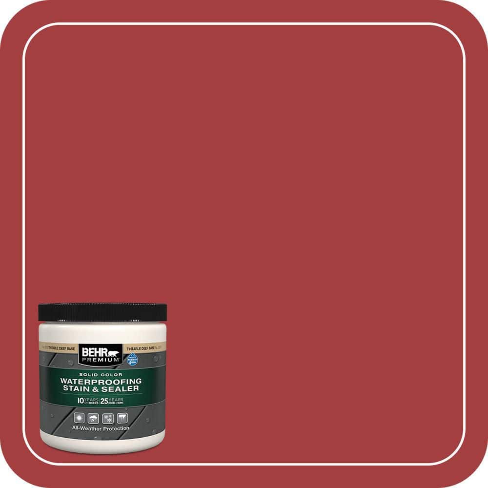 BEHR PREMIUM #P140-7 Color Waterproofing Exterior Wood Stain and Sealer (1)