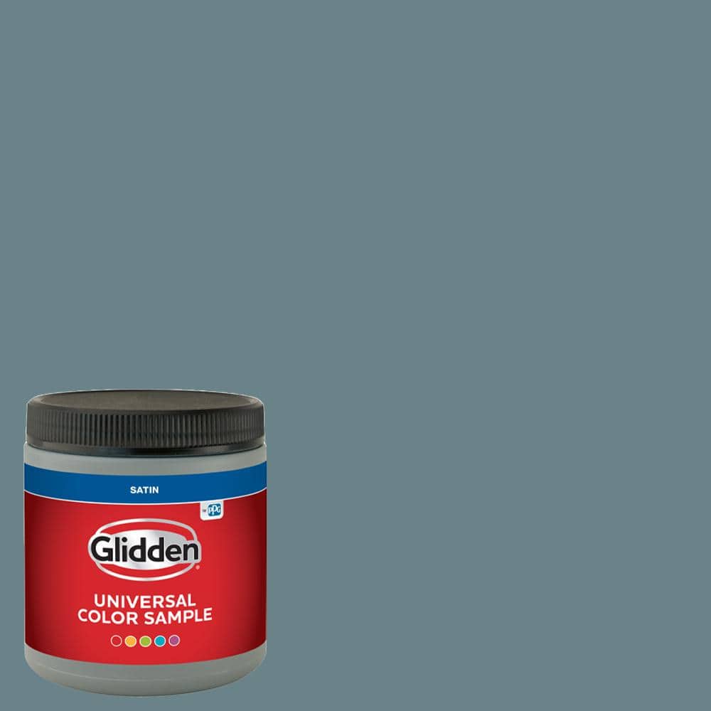 Glidden 8 oz. PPG1035-5 Puddle Jumper Satin Interior Paint Sample
