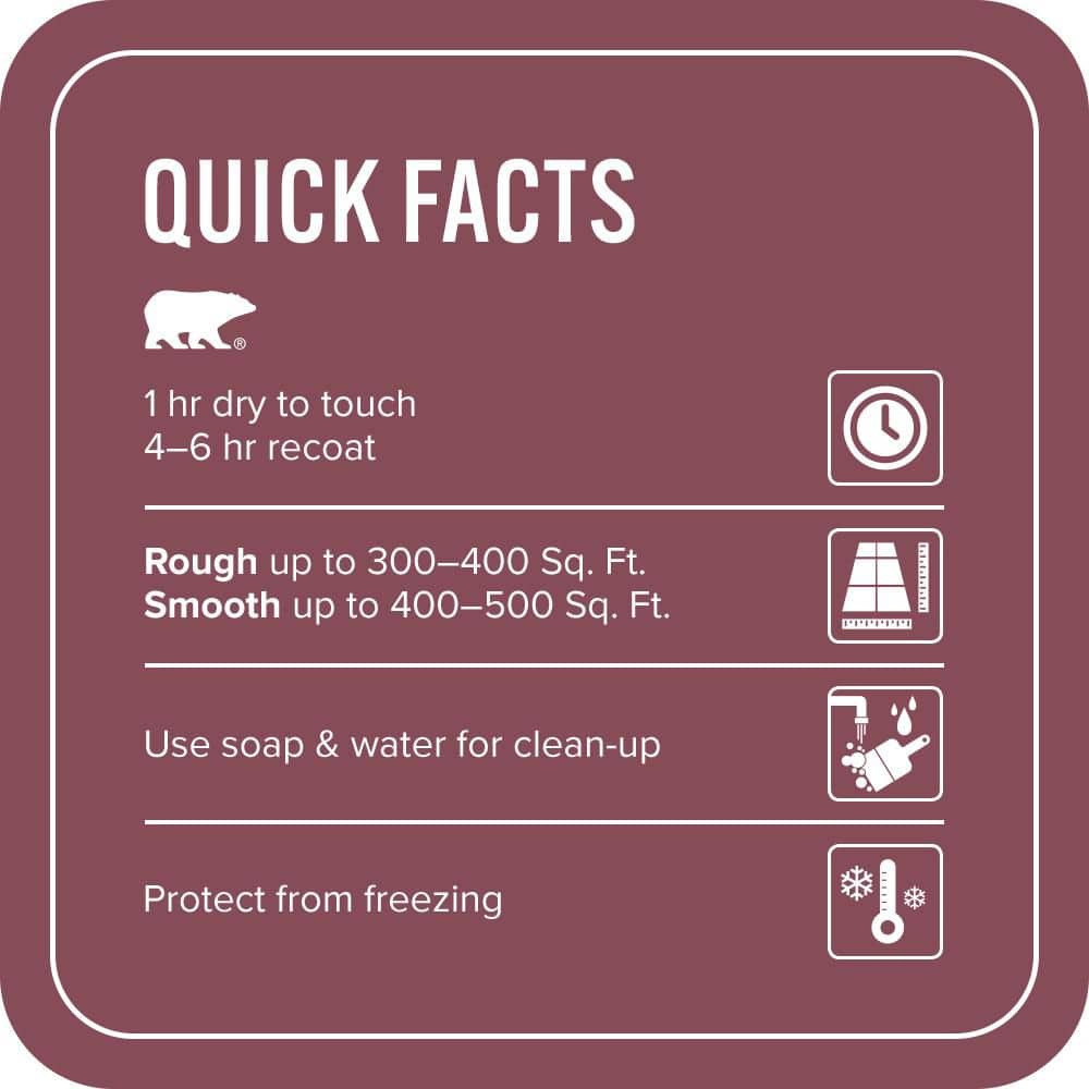 BEHR PREMIUM #MQ1-02 Self-Priming 1-Part Epoxy Satin Interior/Exterior Concrete and Garage Floor Paint (4)