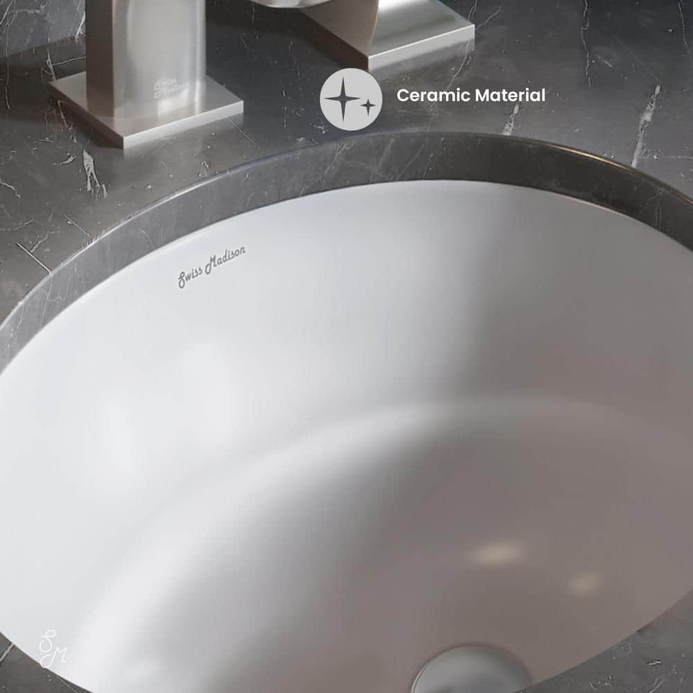 Swiss Madison Monaco 16" Ceramic Undermount Bathroom Sink in Glossy White (3)