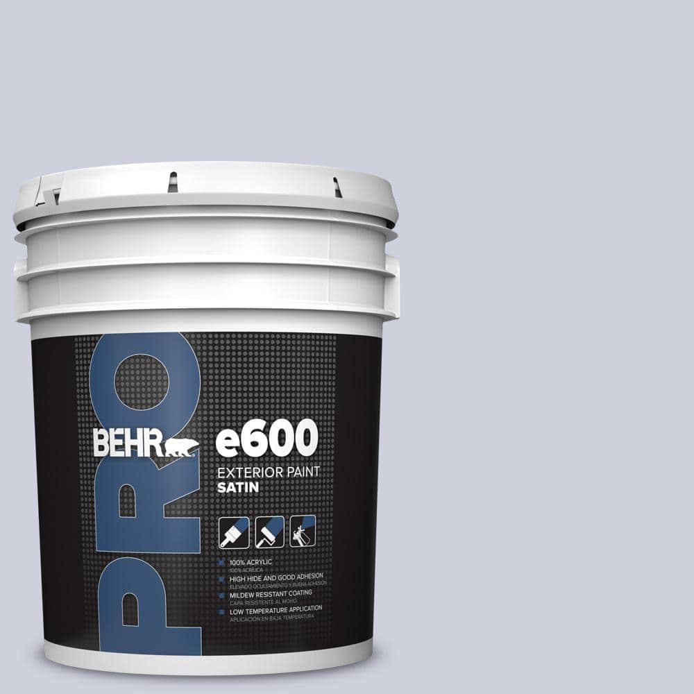 BEHR PRO 5 gal. #640E-3 Simplicity Satin Exterior Paint