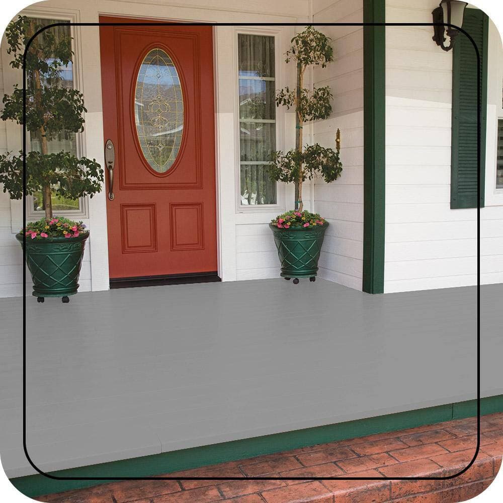 BEHR PREMIUM 1 gal. #780F-4 Sparrow Low-Lustre Enamel Interior/Exterior Porch and Patio Floor Paint (2)