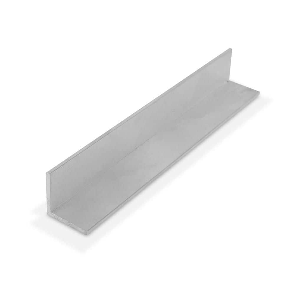 Outwater 18-Pack 1-1/4 in. D x 1-1/4 in. W x 72 in. L Unfinished Paintable Mill Aluminum Angle Moulding (1)