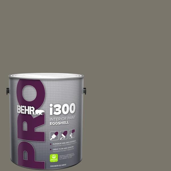 BEHR PRO 1 gal. #PPU24-06 Slippery Shale Eggshell Interior Paint (2)