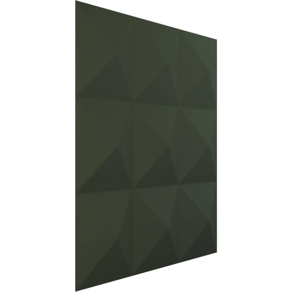 Ekena Millwork 19 5/8 in. x 19 5/8 in. Benson EnduraWall Decorative 3D Wall Panel, Satin Hunt Club Green (Covers 2.67 Sq. Ft.) (2)