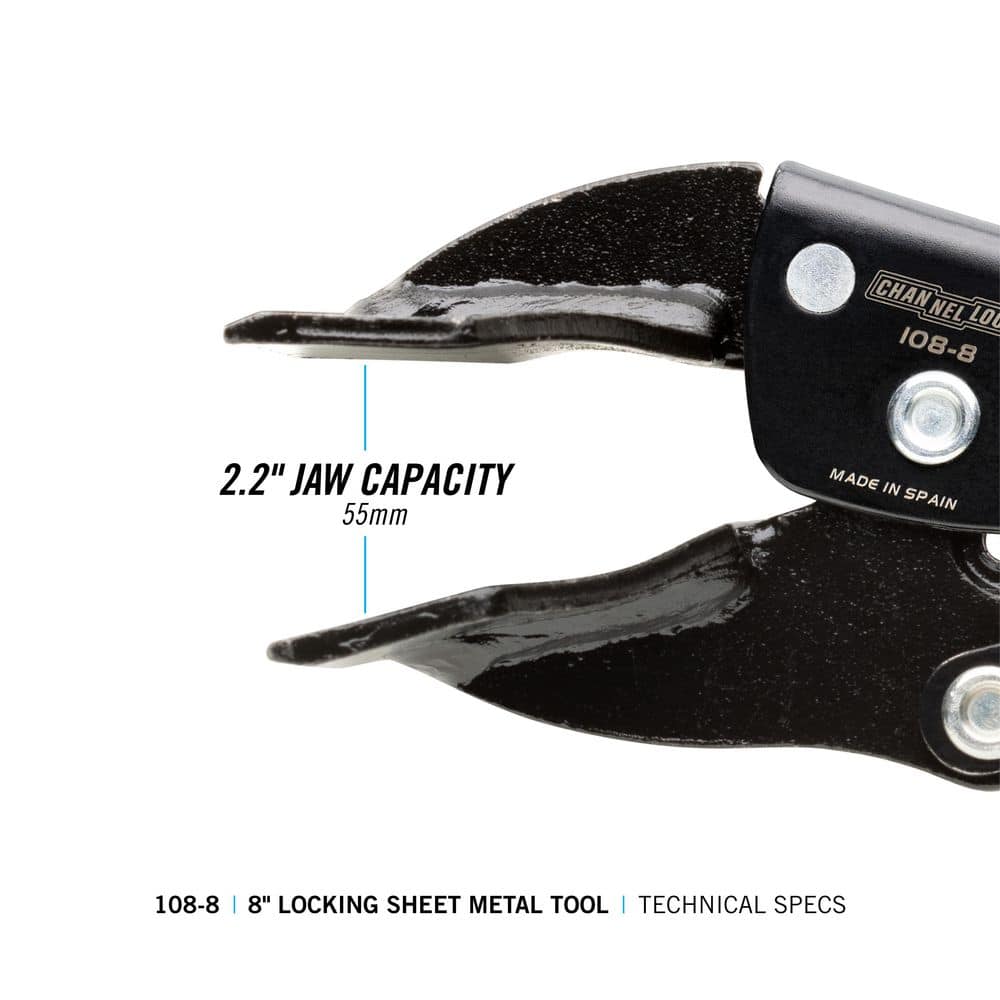 Channellock 8 in. Locking Plier Sheet Metal (2)