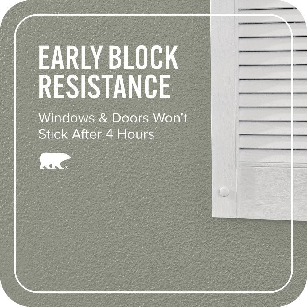 BEHR PREMIUM PLUS #ECC-36-1 Shady Willow Enamel Exterior Stain-Blocking Paint & Primer (3)