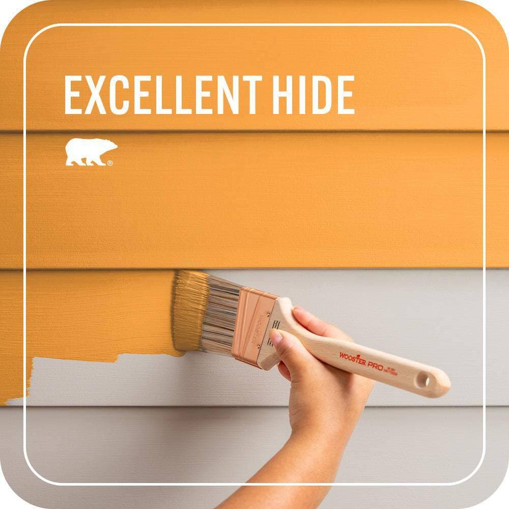 BEHR PREMIUM PLUS 1 qt. #P250-7 Blazing Bonfire Flat Exterior Paint & Primer (4)