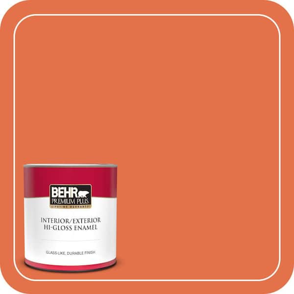 BEHR PREMIUM PLUS #HDC-SM16-03 Mai Tai Enamel Low Odor & Primer (3)