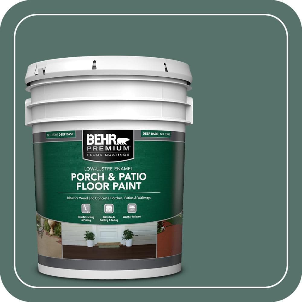 BEHR PREMIUM #480F-6 Low-Lustre Enamel Interior/Exterior Porch and Patio Floor Paint (1)