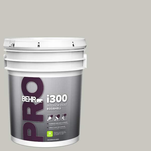 BEHR PRO 5 gal. #N360-2 Silver Marlin Eggshell Interior Paint (2)
