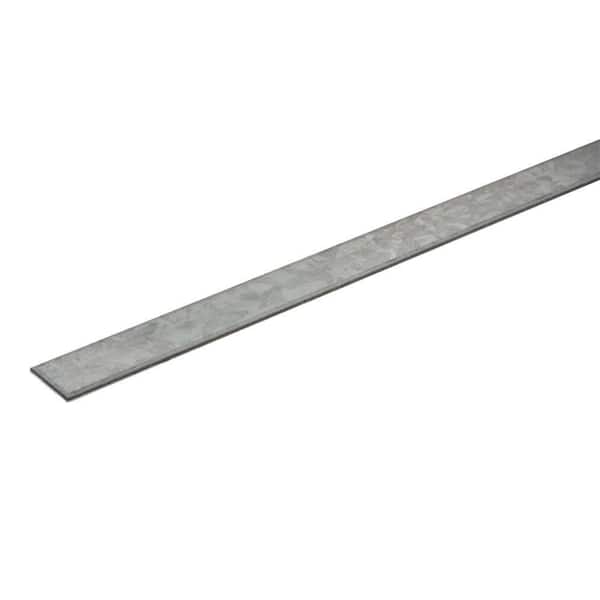 Everbilt 1-1/4 in. x 3 ft. - 12 Gauge Thick Zinc Plated Steel Flat Bar (2)