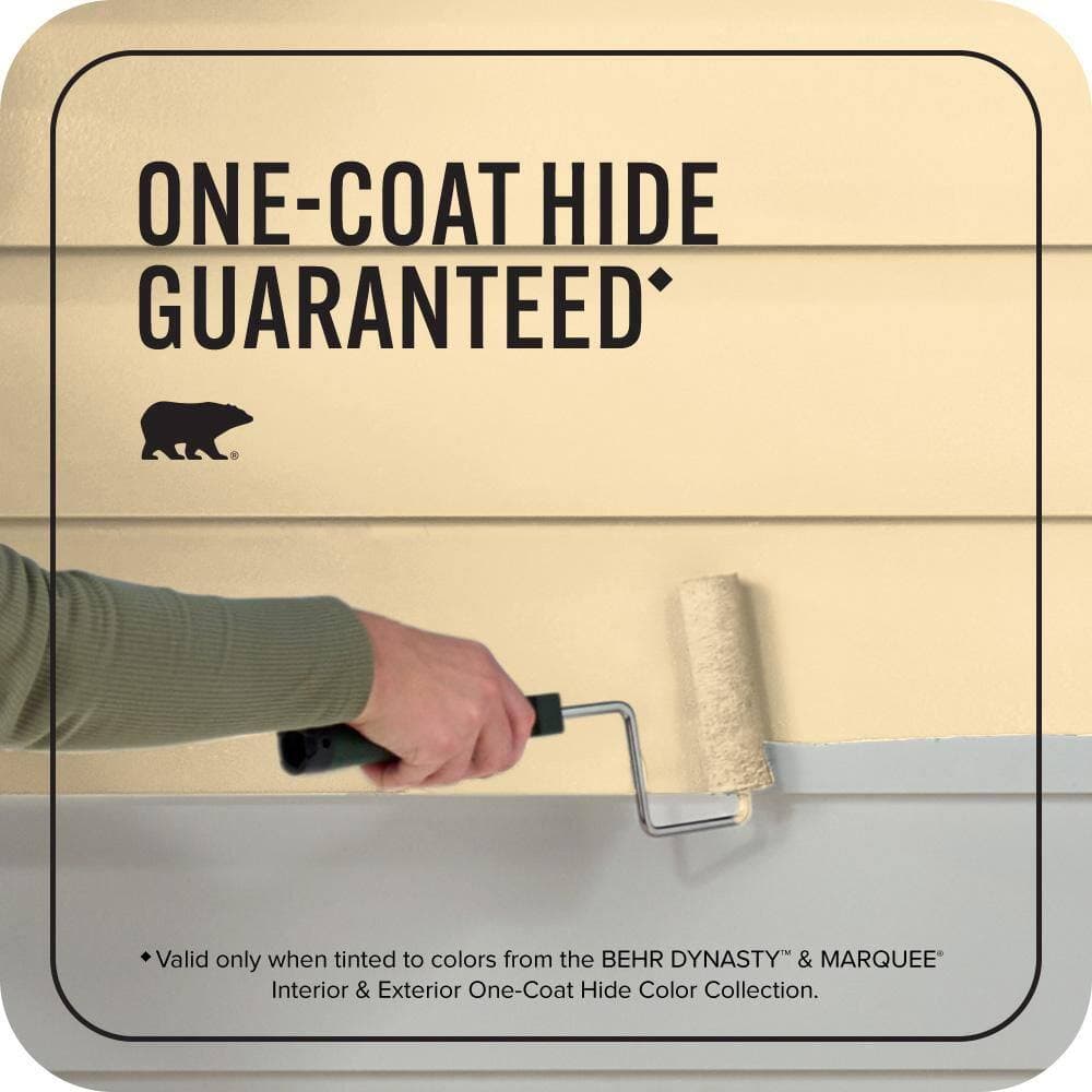 BEHR MARQUEE 1 gal. #P250-2 Golden Nectar Flat Exterior Paint & Primer (3)