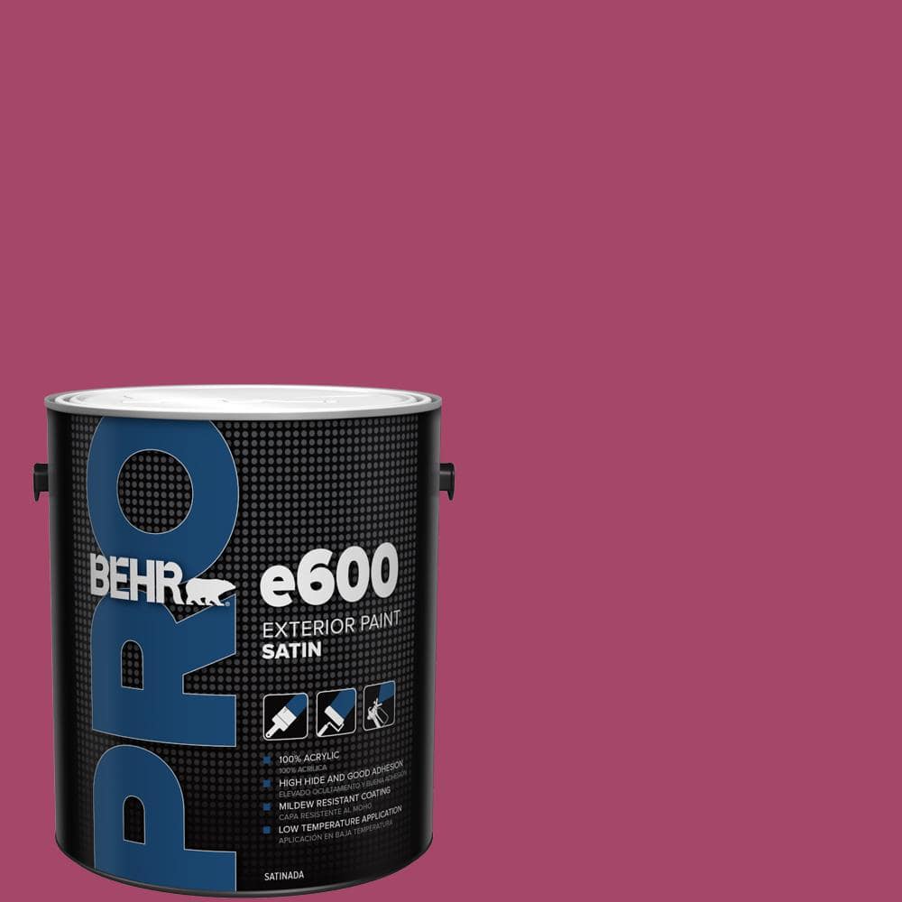 BEHR PRO 1 gal. #HDC-SM14-1 Fuschia Flair Satin Exterior Paint