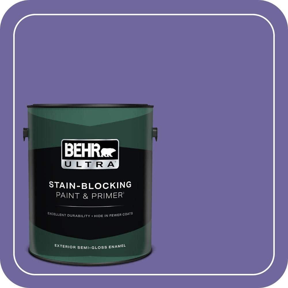 BEHR ULTRA 1 gal. #630B-7 Pandora Semi-Gloss Enamel Exterior Paint & Primer