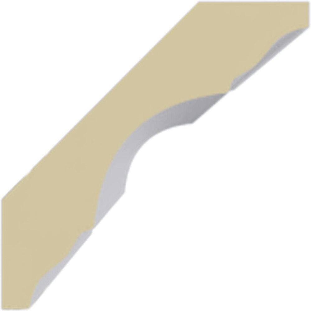 Ekena Millwork 1-3/4 in. x 1-3/4 in. x 2-5/8 in. x 94-1/2 in. Traditional Smooth Polyurethane Crown Moulding (8-Pack) (3)