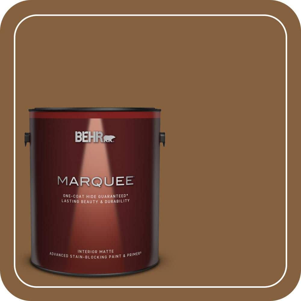 BEHR MARQUEE 1 gal. #PPU4-18 Spice Bazaar Matte Interior Paint & Primer
