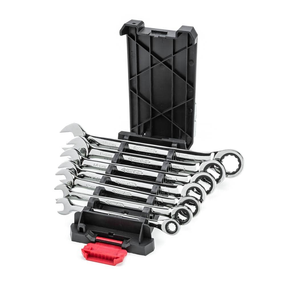 Husky Ratcheting Combination Wrench Set (4)