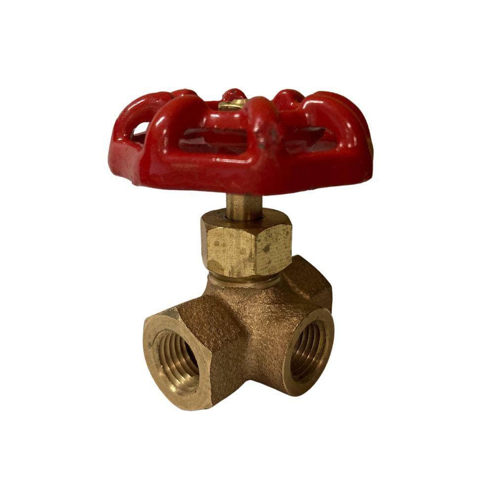 CMI inc 1/4 in. Bronze 3-Way Globe Valve Fitting (2)